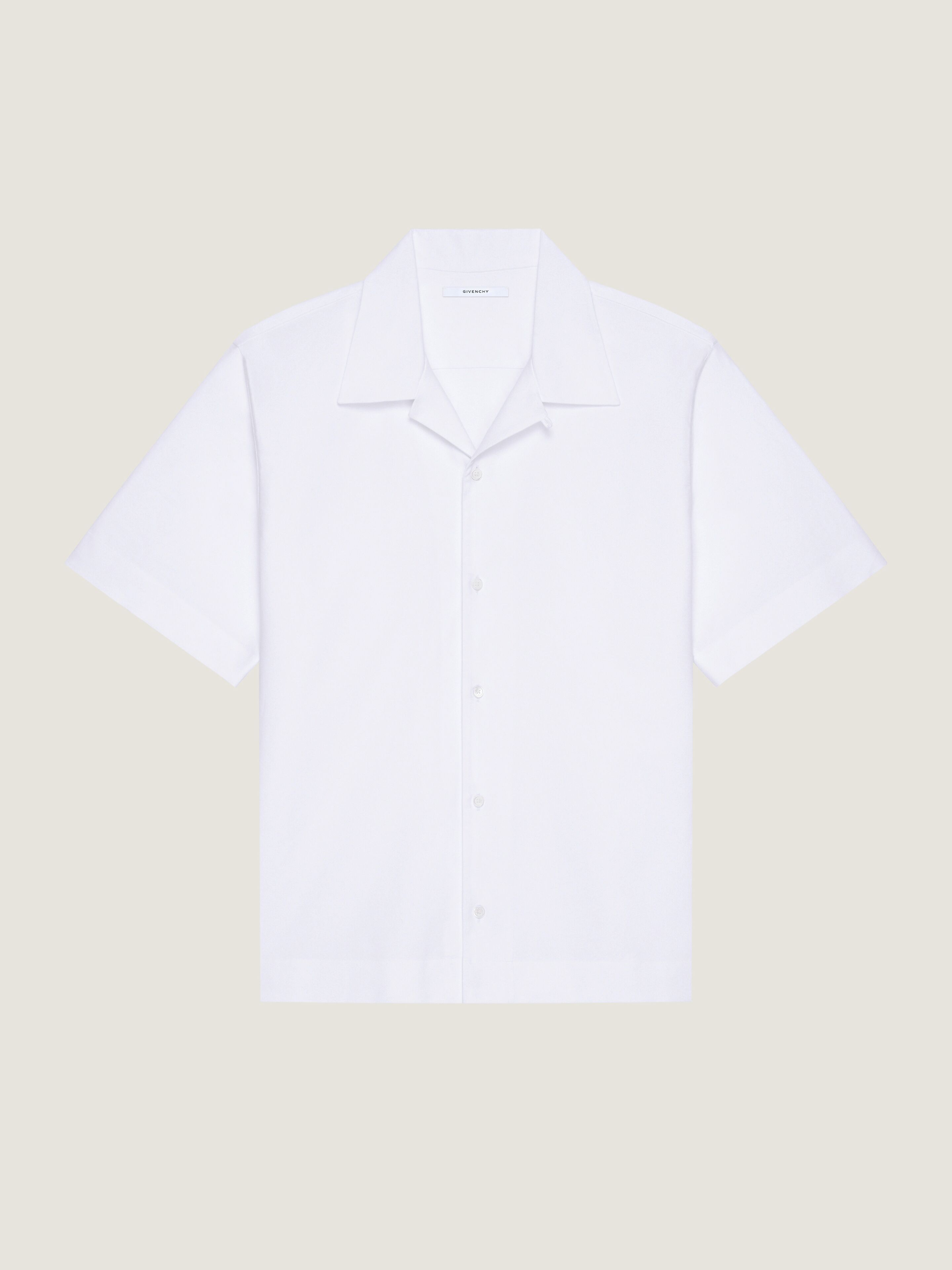 Shirt in cotton oxford with GIVENCHY paris embroidery